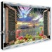 Trademark Fine Art "Tropical Window to Paradise III" Canvas Art by Leo Kelly   564064418